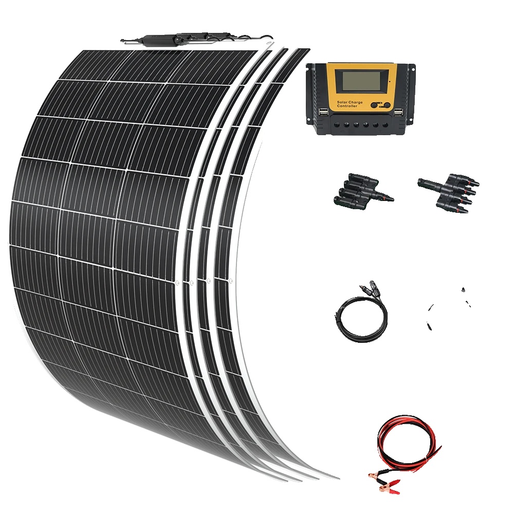 Solarmodul, Hohe Effizienz, Robuste Bauweise, 5 Stück 120w (600w)