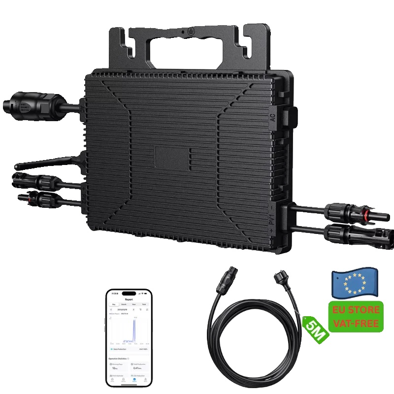Solarwechselrichter, Mppt-technologie, Kompaktes Design, Anj-6200w-48v-wlan