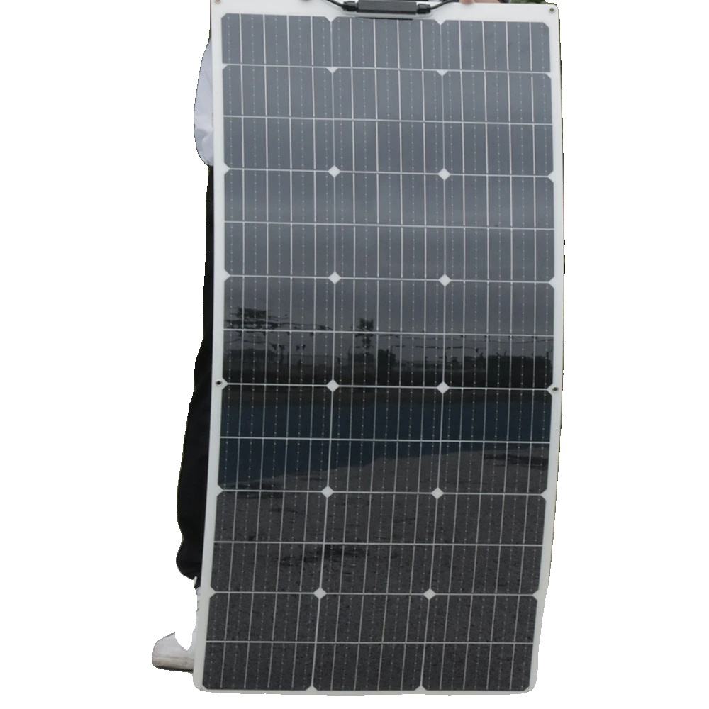 Photovoltaikmodul, Monokristallin, Flexibles Design, 100 W 12 V Kit