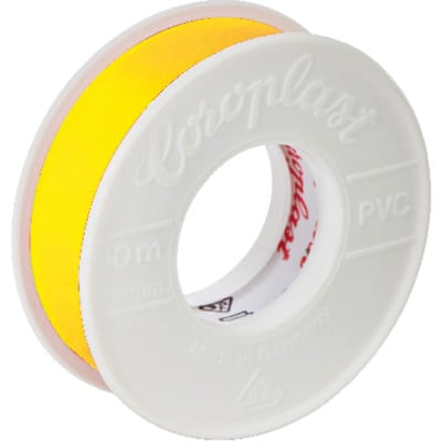 Isolierband Nr. 302 10m x 15mm gelb - Coroplast