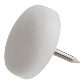 Kunststoffgleiter weiß 18 mm