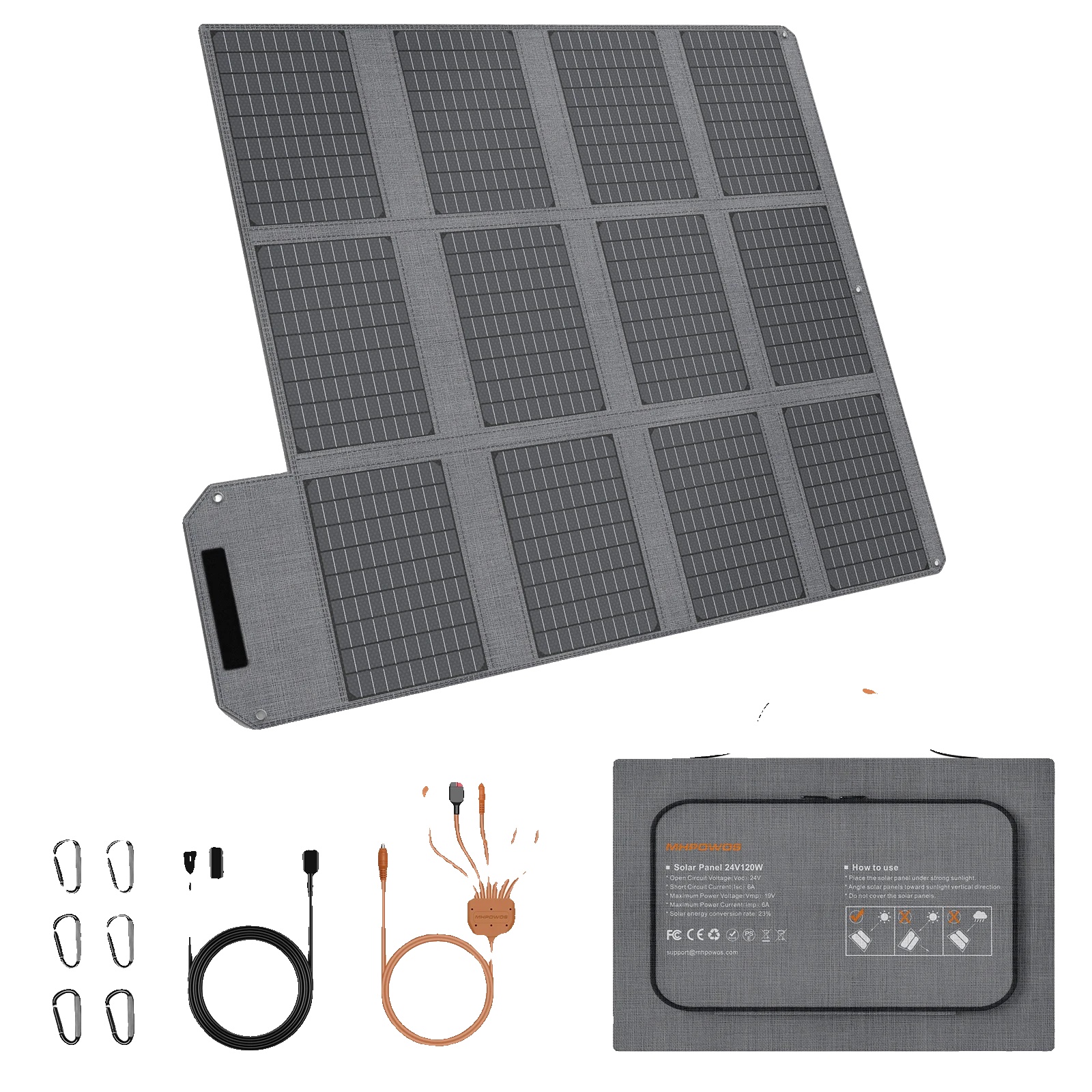Solarmodul, Monokristallines Silizium, Hoher Wirkungsgrad, 200 W