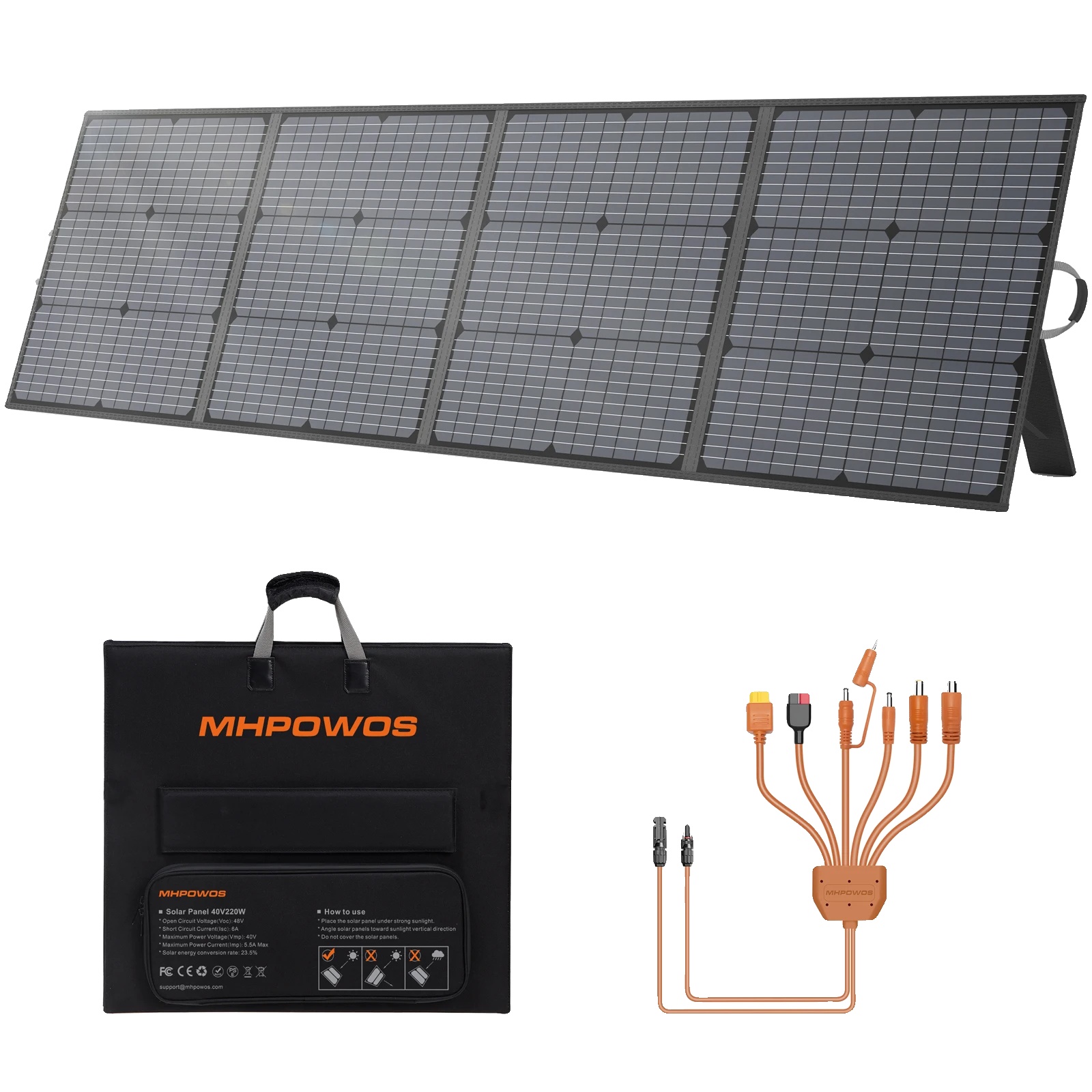 Solarpanel, 100 W Leistung, Wasserdichtes Design, 100 W