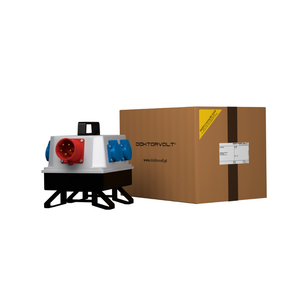 Gebäudeverteiler-empfängerstecker 16a Bau 5x230v Schuko Mennekes Doktorvolt® 6138