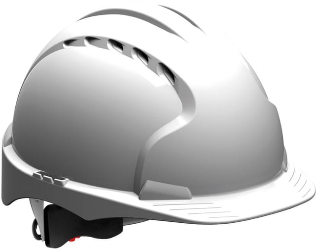 Schutzhelm mit Schutzverschluss EN 397 EVO3 weiß