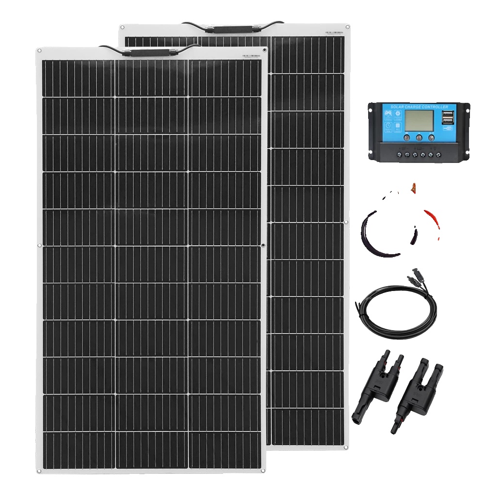 Solarmodul-set, Hocheffizient, Leichtes Design, 12 V 120 W