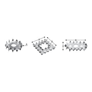 Simpson Strong Tie - Holzverbinder Bulldog C1-50-B D50/17mm sendzimierverzinkt 200 Stk