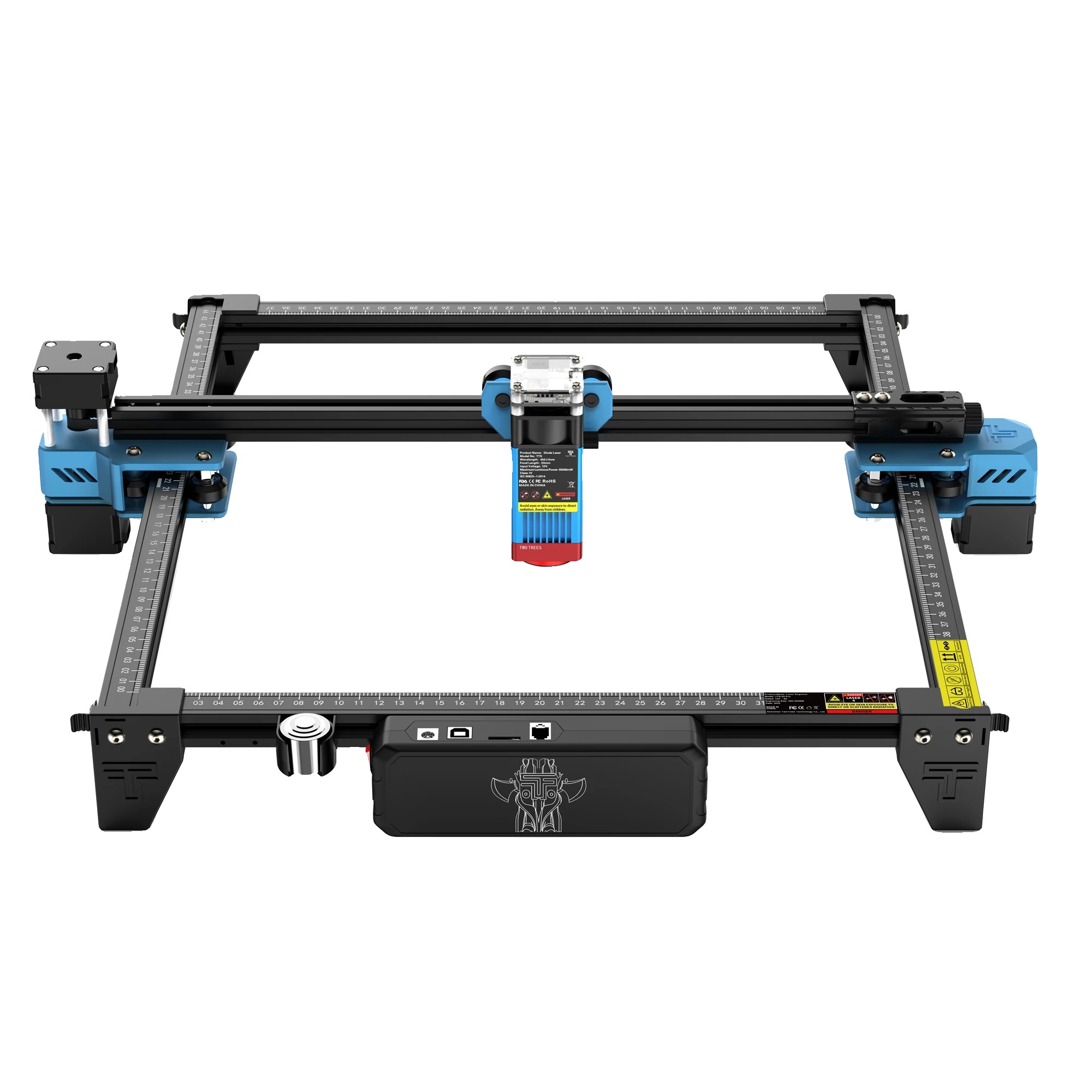 Mini-lasergravierer, Hohe Geschwindigkeit, Vielseitige Steuerungsmöglichkeiten, Diy Mini Kit 5w 4