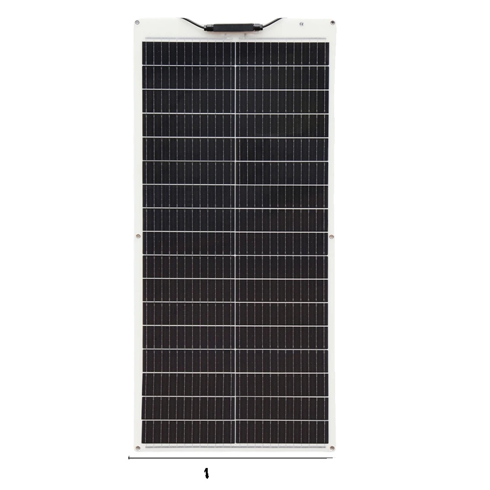 Solarmodul, Monokristallines Material, Robustes Design, Flexible Pet-folie, 100 W