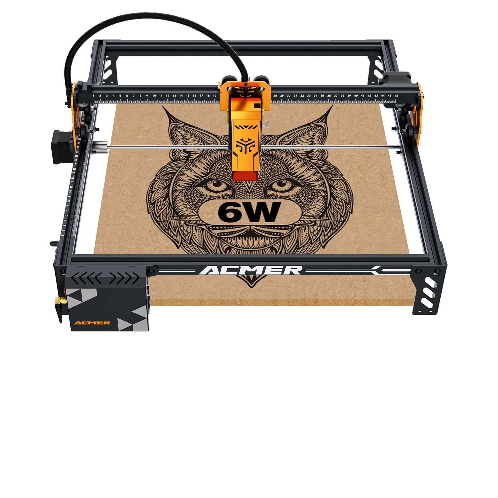 Mini-lasergravierer, Hohe Geschwindigkeit, Vielseitige Steuerungsmöglichkeiten, Diy Mini Kit 5w 3