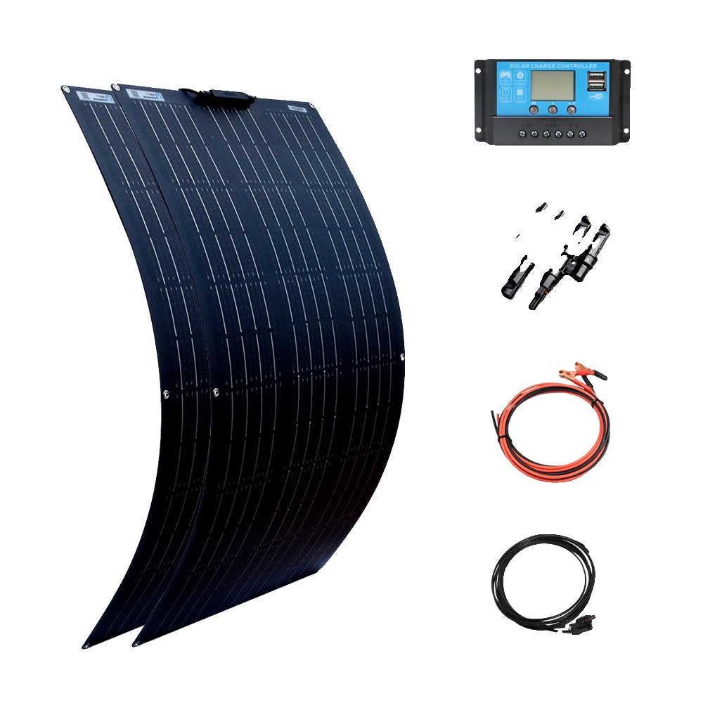 Solarmodul, Flexibles Design, Hohe Effizienz, 19,8 V, 50 W