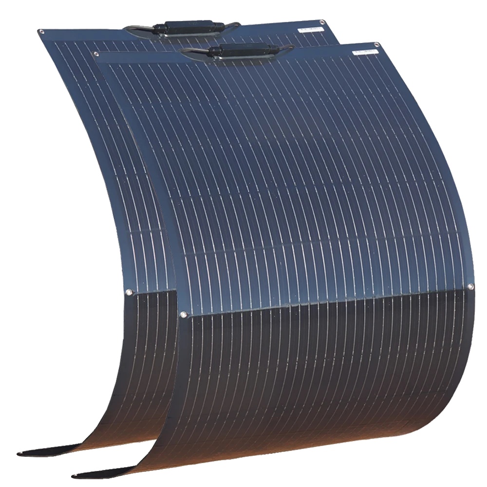 Solarmodul, Monokristallin, Hohe Energieeffizienz, Weißes Solarmodul