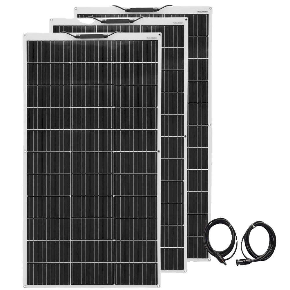 Solarmodul, Flexibles Design, Hohe Effizienz, 360 W – 3 X 18,15 V 120 W