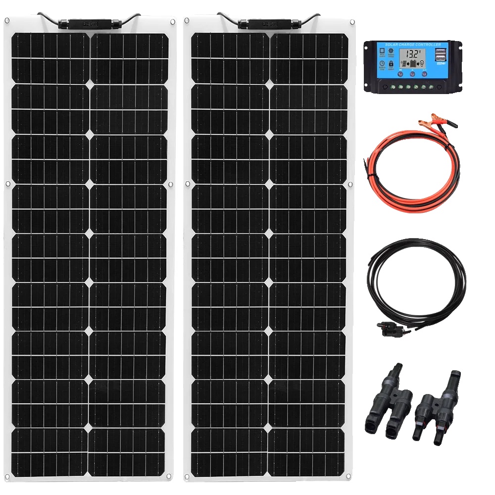 Tragbares, Hocheffizientes Solarpanel, 24v 100w Solar-set