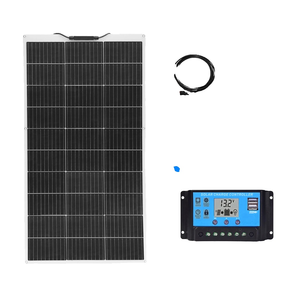 Solarmodul, Monokristallin, Wasserdicht, 300 W (3 X 100 W)