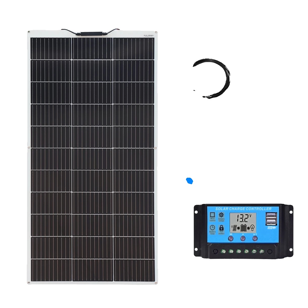 Solarmodul, Hohe Effizienz, Robuste Bauweise, 300 W (2 X 150 W)