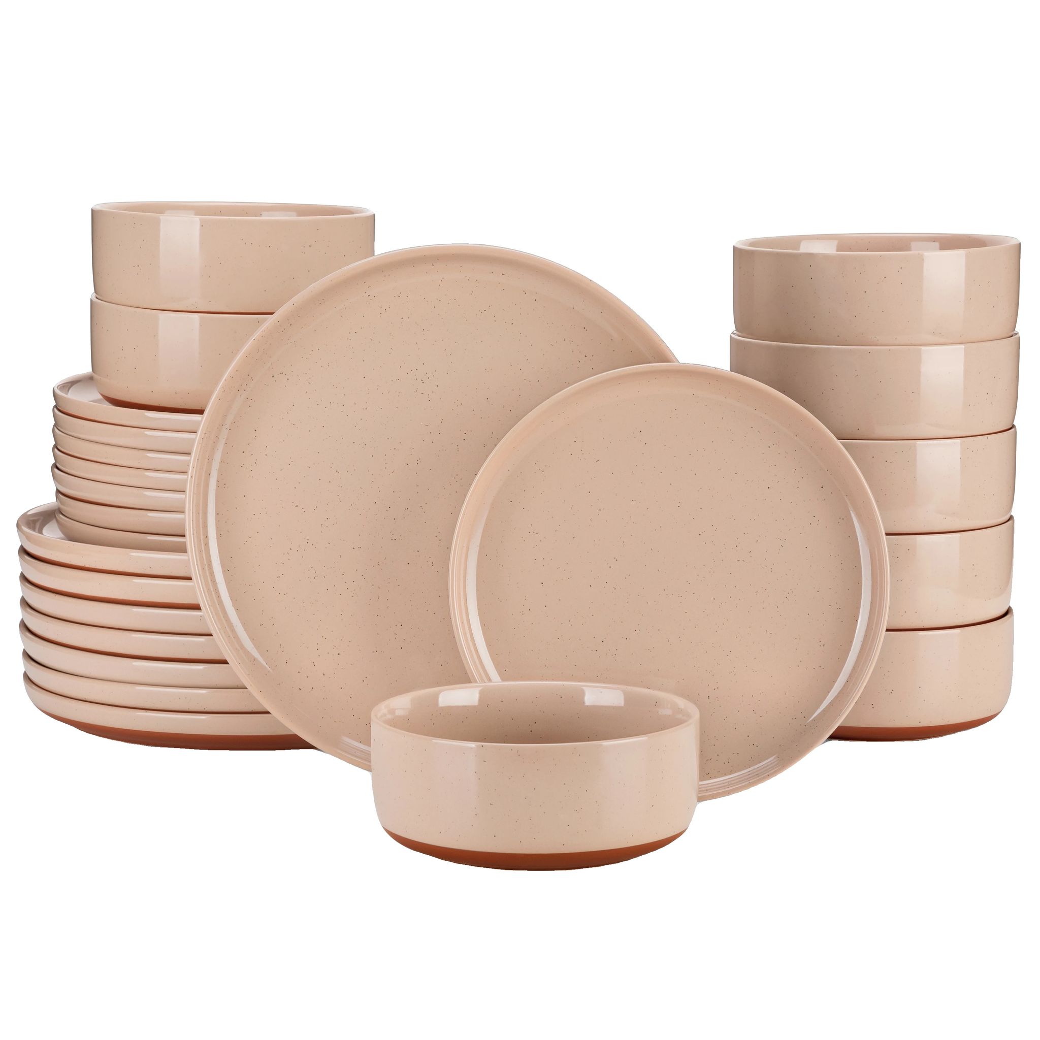 Essservice, Elegantes Design, Robuste Verarbeitung, Farbmix, 16-teilig