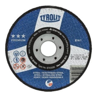 Tyrolit - Trennscheibe gerade Premium 230 x 2.5 mm 2in1 Form 41