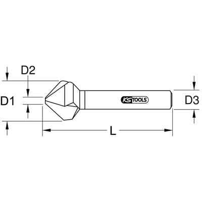Hss Co Kegel- und Entgratsenker 120°, 8,3mm