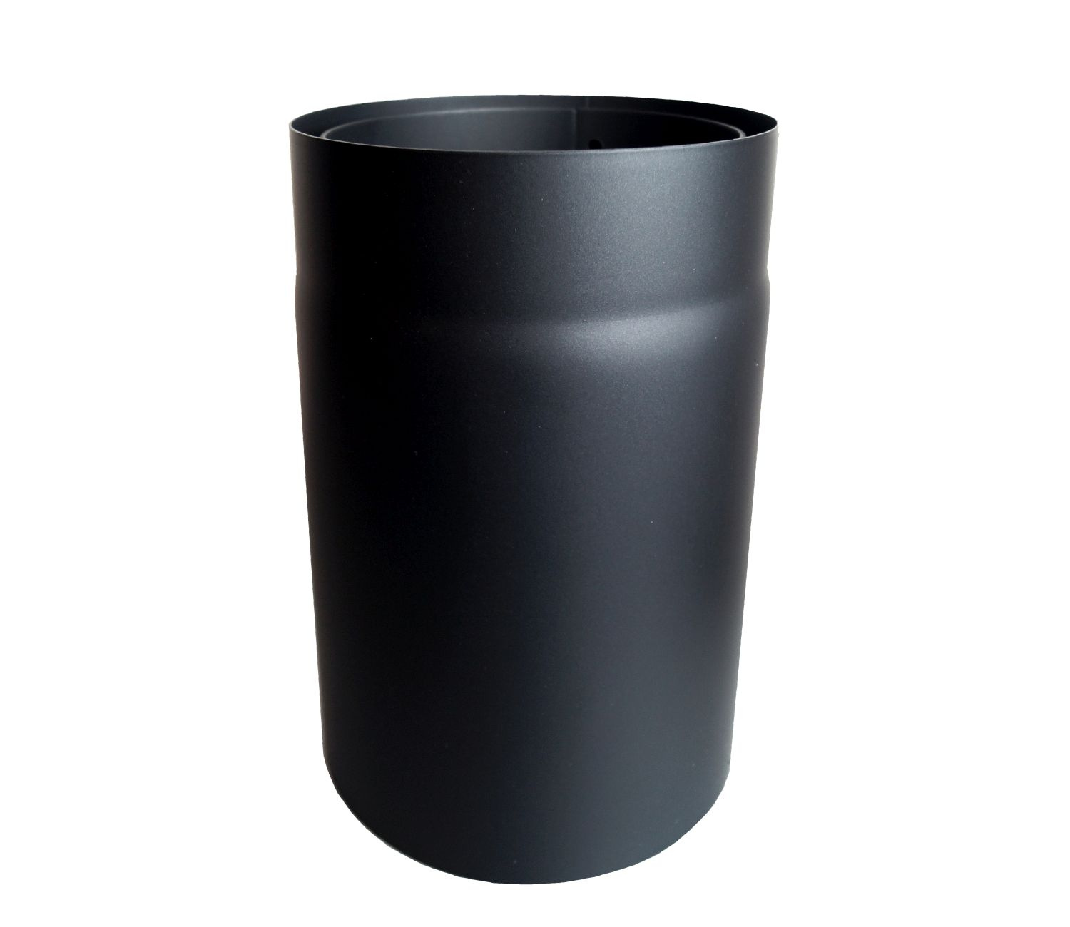 Rauchrohr 150 Mm, Schwarz 250 Mm, Doppelwandig