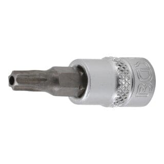 Bgs Technic - Bit-Einsatz Antrieb Innenvierkant 6,3 mm (1/4') T-Profil (für Torx) mit Bohrung T27