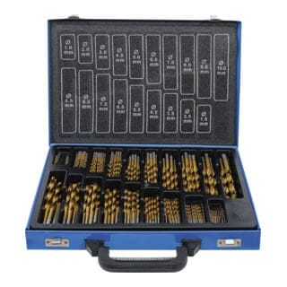 BGS Spiralbohrer-Satz HSS titan-nitriert 1 - 10 mm 170tlg. - 1994