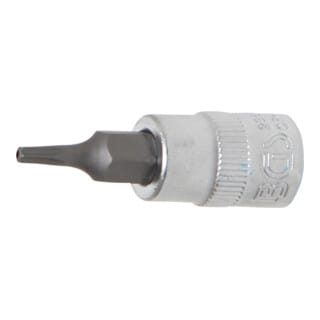 Bgs Technic - Bit-Einsatz Antrieb Innenvierkant 6,3 mm (1/4') T-Profil (für Torx) mit Bohrung T9