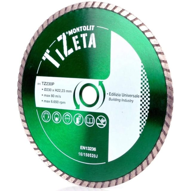Montolit - diamantscheibe fž£r bau industrie turmont tz 230 mm