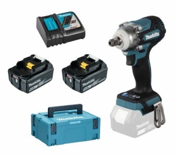 Makita - Schlagschrauber DTW301RTJ (2 x 5,0 Ah + DC18RC + makpac 2)