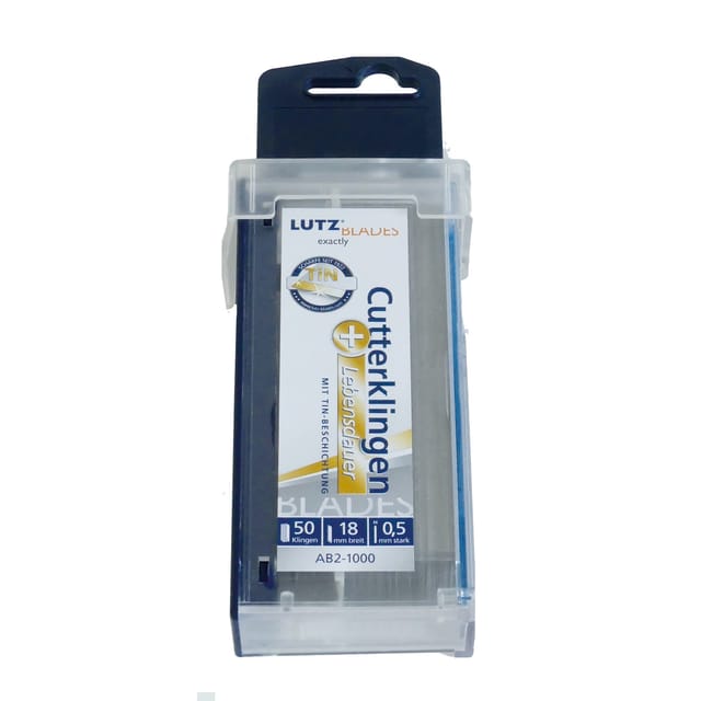 Lutz Abbrechklinge tin 18mm Pack a 50 St.