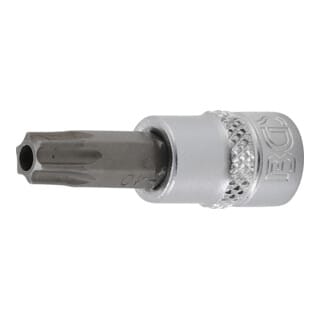 Bgs Technic - Bit-Einsatz Antrieb Innenvierkant 6,3 mm (1/4') T-Profil (für Torx) mit Bohrung T40