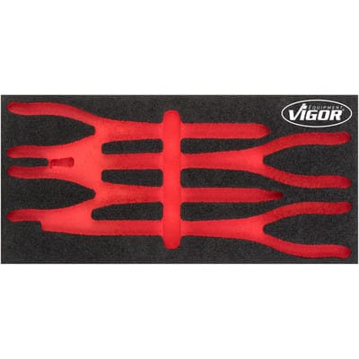Weichschaumeinlage ∙ leer ∙ V4995-L ∙ l x b x h: 393 mm x 188 mm x 35 mm