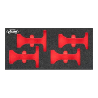 Weichschaumeinlage ∙ leer ∙ V4915-L ∙ l x b x h: 393 mm x 188 mm x 35 mm