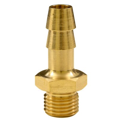 Druckluft Einschraubtülle Messing mit ag 3/8' für 9 mm Schlauch