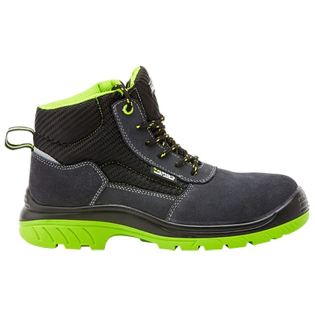 Wildlederstiefel mit spitzer Spitze + nichtmetallische Sohle Größe 38 comp + 72309 Bellota