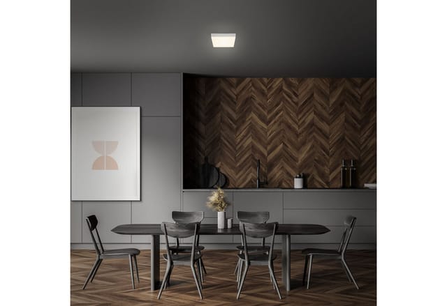 Briloner - led Aufbauleuchte rahmenlos IP20 11 w 3000K silber Metall-Kunststoff