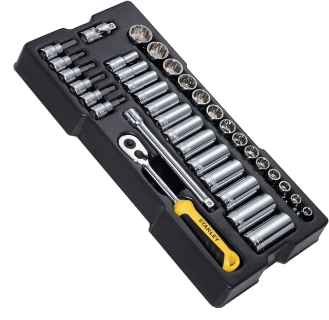 Stanley STMT1-74174 Transodure. 36 Stücke metrischer Mechanik 3/8