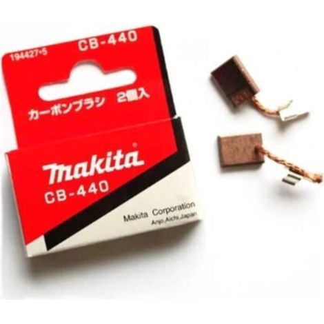 2er-pack Kohlebürsten Cb 440 Für Akkuschrauber - Makita 194427-5