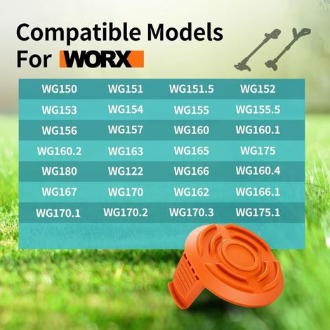 Spulenkappen Für Worx (wa0010), Trimmerspulenabdeckungen