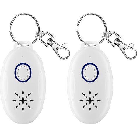 Ultraschall-mückenabwehrgerät, 2er-pack – Tragbares Ultraschall-mückenabwehrgerät, Wiederaufladbar Per Usb, Für Camping Im Freien Und In Innenräumen, Insektenabwehr, Ameisen, Spinnen