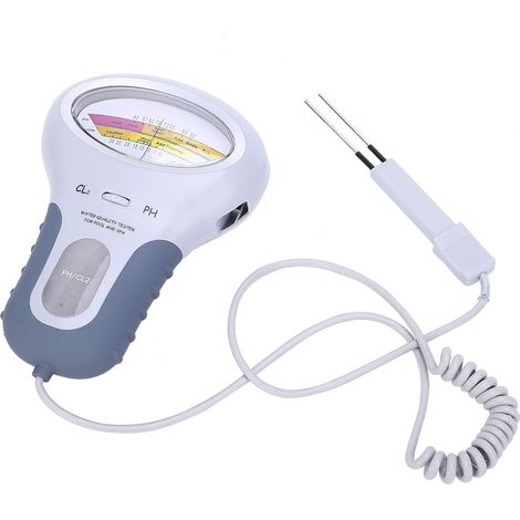 Pool-tester, Ph-tester, Pc-102b Cl2 Chlor- Und Ph-tester, Wassertester, Elektronisches Ph-meter, Ph- Und Chlor-tester, Wasserqualitätsanalysator Mit Sonde, Für Schwimmbäder, Whirlpools Und Den Hausgeb