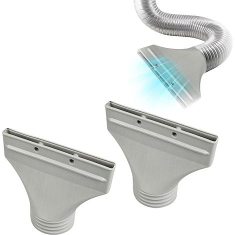 Universelles Fensterset Für Tragbare Klimaanlagen, Flachfenster-abluftschlauchadapter, Ideal Für Tragbare Klimaanlagen Und Wäschetrockner (zweiteilig)