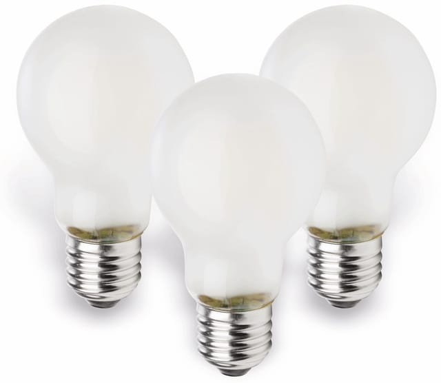 Muller Licht - Müller-Licht 400289 led eek e (a - g) E27 Glühlampenform 4 w = 40 w Warmweiß 3 St.