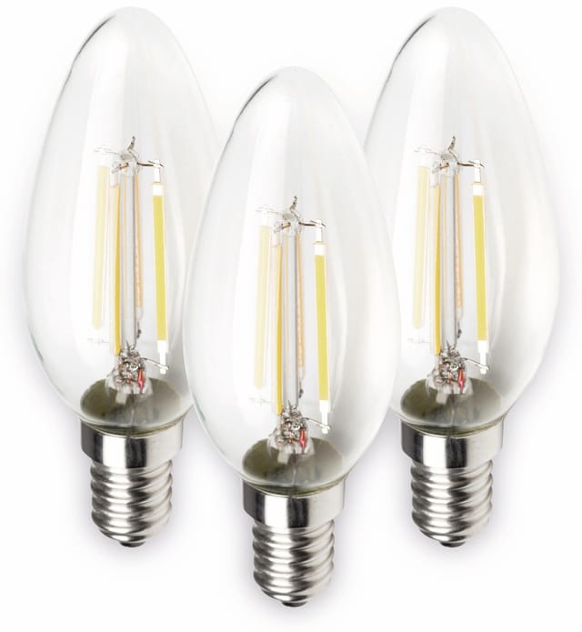 FP - müller-licht LED-Lampe 400291, E14, eek: e, 4 w, 470 lm, 2700 k, 3 Stück