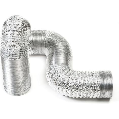 Flexibler Lüftungsschlauch 80 Mm X 6 M - Abluftschlauch - Lüftungsschlauch Für Heizung Und Kühlung - Lüftung Und Klimaanlage