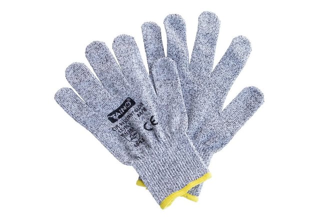 Schnittschutzhandschuhe Klasse 5 EN388 2er Set Größe m - Grau - Taino