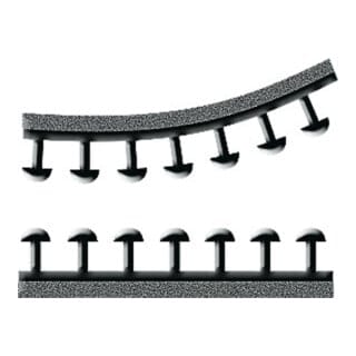 3M SJ 457D Dual Lock Klettband zum Aufkleben Pilzkopf (L x B) 5000 mm x 25 mm Transluzent 5 m