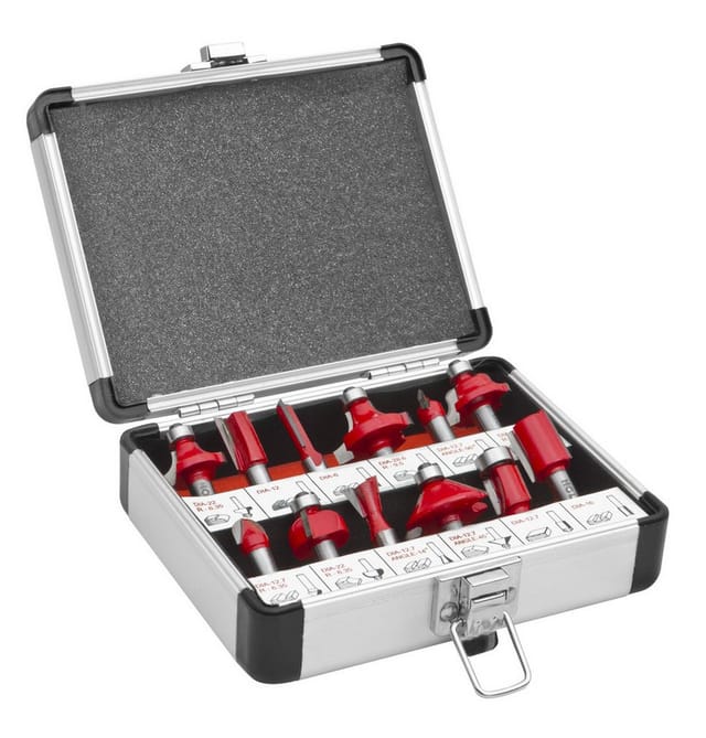 Holzmann - Maschinen OFS12 Frässet Schaftdurchmesser 8 mm 12teilig