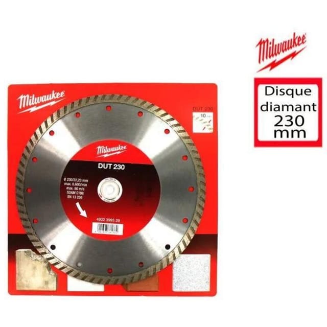 Milwaukee DUT Diamanttrennscheibe universell 230 mm metallisch