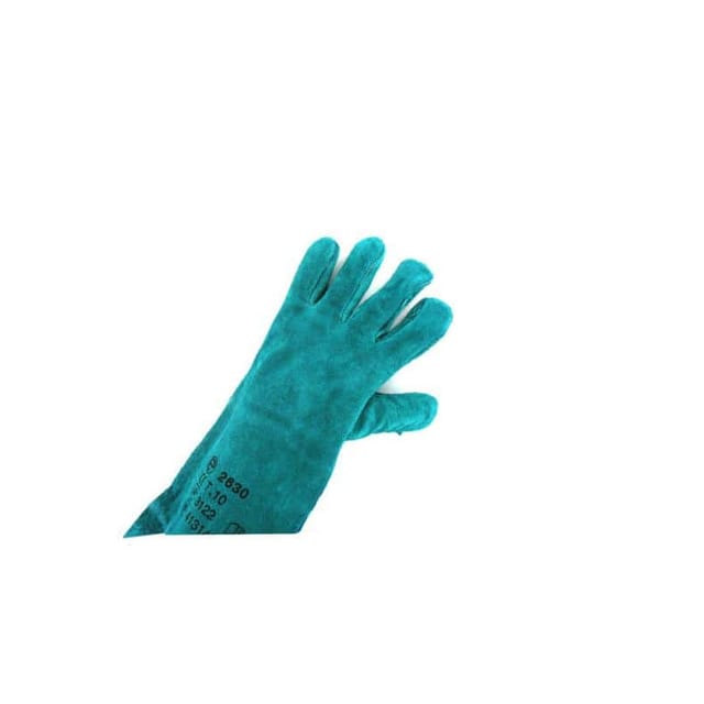 Euro Protection - grün Leder Schweißer Handschuhe Größe xl / 10 ep 2630